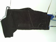 Men's Black Suedette Jeans
